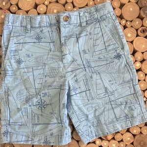 Vineyard Vines Light Blue Sailboat Print Shorts